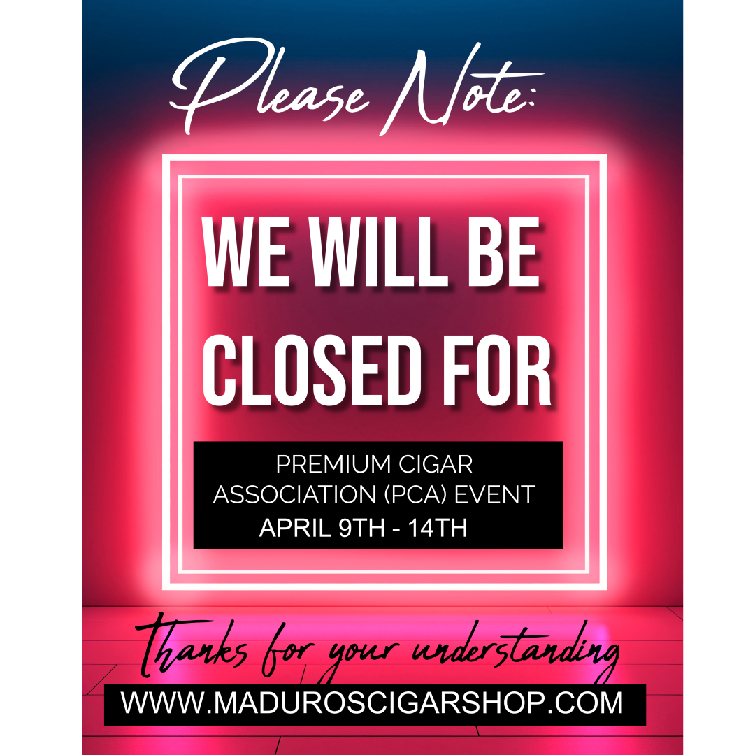 We will be closed from April 9th to April 14th